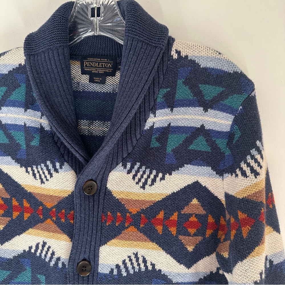Pendleton Los Lunas Cotton Cardigan, XS - Picture 5 of 14